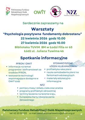 Zdjęcie jest plakatem informującym o wydarzeniu. Zamieszczone są informacje dotyczące daty, godziny i miejsca spotkania. Ponadto znajdują się zagadnienia tematyczne wydarzenia. 