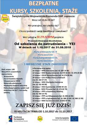 Pokaż zdjęcie: ulotka projektu