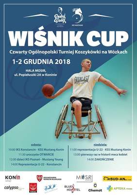 Pokaż zdjęcie: Plakat promujący IV Ogólnopolski Turniej Koszykówki na Wózkach