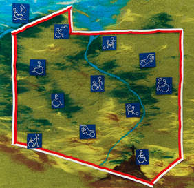 Pokaż zdjęcie: I miejsce "Tkanina i Aplikacja" - „NIE JESTEŚ SAM” BOGDAN ŻAK, BOGDAN TOWAREK, SYLWIUSZ GROCHOLA WTZ STOWARZYSZENIA POMOCY SOCJALNEJ GAUDIUM ET SPES