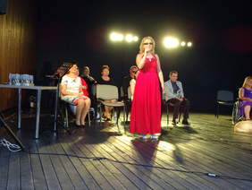 Pokaż zdjęcie: Uczestnicy koncertu "Widzieć muzyką" w Horyńcu-Zdroju