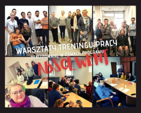 Pokaż zdjęcie: Uczestnicy projektu w ramach programu "Absolwent" podczas zajęć.