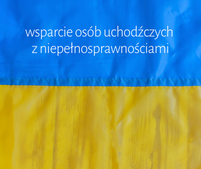 Pokaż zdjęcie: flaga Ukrainy koloru niebiesko żółtego