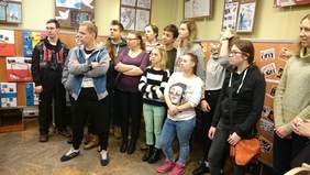 Pokaż zdjęcie: Otwarcie wystawy poprojektowej HIPEN Junior