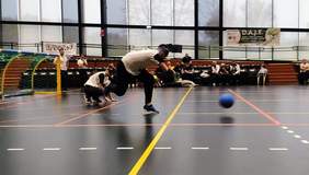 Pokaż zdjęcie: Mecz Goalball