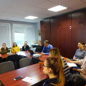 Pokaż zdjęcie: Dziś w siedzibie PFRON Oddział Kujawsko-Pomorski odbyło sie szkolenie dla drugiej grupy studentów I roku Pedagogiki Specjalnej UMK w Toruniu
