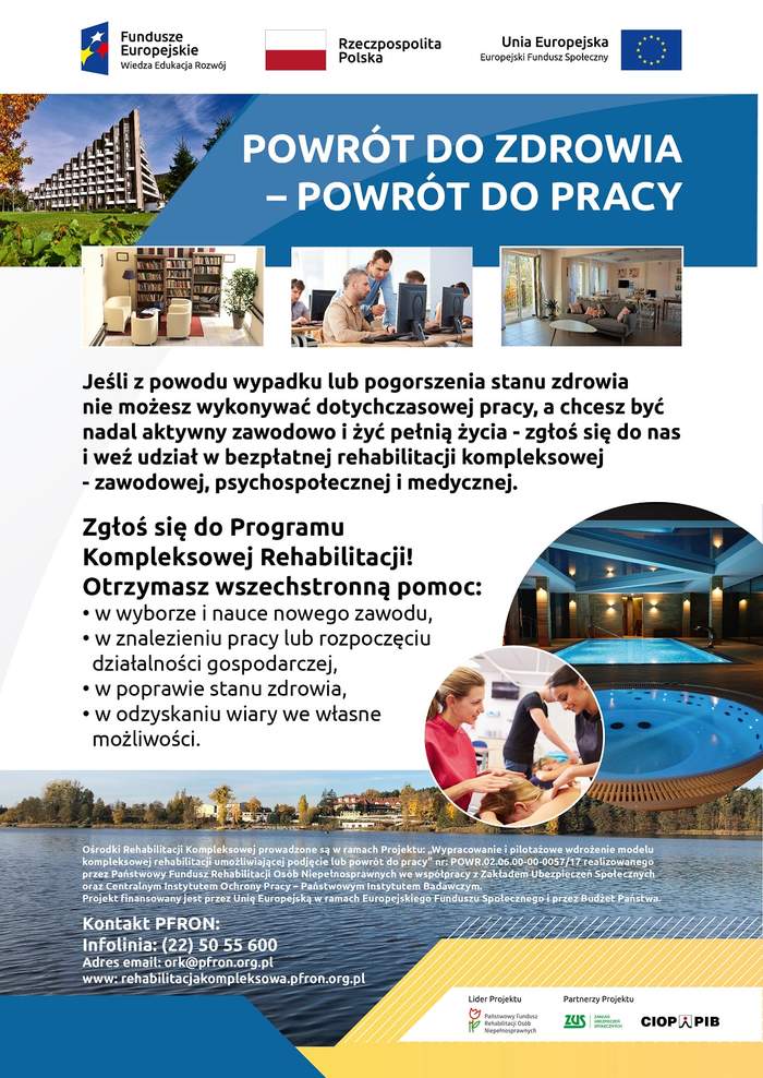 Pokaż zdjęcie: Plakat - Powrót do zdrowia – powrót do pracy